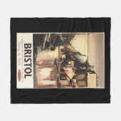 Clifton Suspension Bridge en Boats Fleece Deken (Voorkant (Horizontaal))