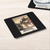 Clifton Suspension Bridge en Boats Kartonnen Onderzetters (Schuin)