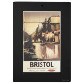 Clifton Suspension Bridge en Boats Klembord (Achterkant)