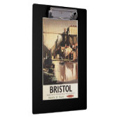 Clifton Suspension Bridge en Boats Klembord (Rechts)