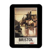 Clifton Suspension Bridge en Boats Magneet (Verticaal)
