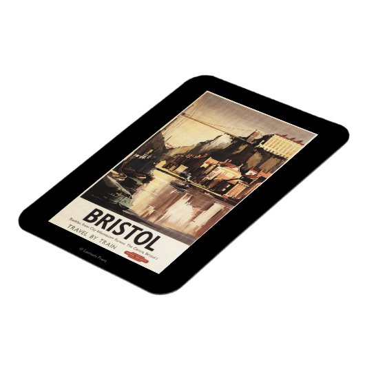 Clifton Suspension Bridge en Boats Magneet (Linkerzijde)