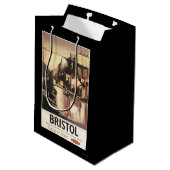 Clifton Suspension Bridge en Boats Medium Cadeauzakje (Achterkant Gekanteld)