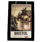 Clifton Suspension Bridge en Boats Medium Cadeauzakje (Achterkant)