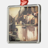 Clifton Suspension Bridge en Boats Metalen Ornament (Links)