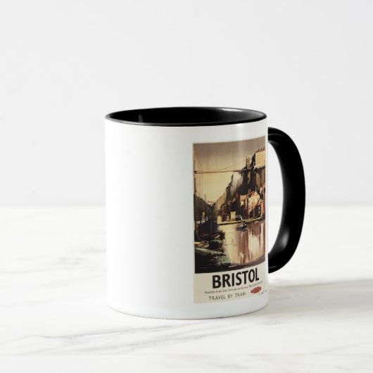 Clifton Suspension Bridge en Boats Mok (Voorkant rechts)