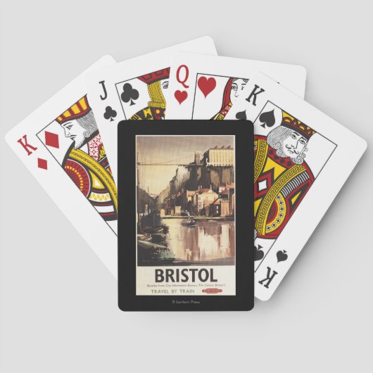 Clifton Suspension Bridge en Boats Pokerkaarten (Achterkant)