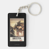 Clifton Suspension Bridge en Boats Sleutelhanger (achterkant)