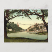 Clifton Suspension Bridge I, Bristol, Engeland Briefkaart (Voorkant)