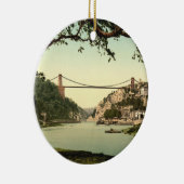 Clifton Suspension Bridge I, Bristol, Engeland Keramisch Ornament (Rechts)