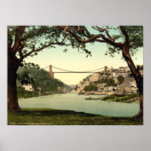 Clifton Suspension Bridge I, Bristol, Engeland Poster (Voorkant)