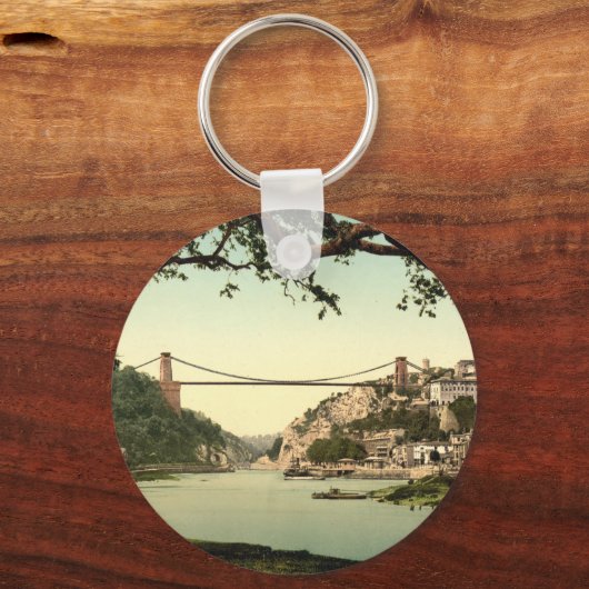 Clifton Suspension Bridge I, Bristol, Engeland Sleutelhanger (Achterkant)