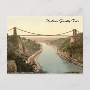 Clifton Suspension Bridge II, Bristol, Engeland Briefkaart