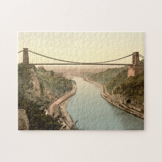 Clifton Suspension Bridge II, Bristol, Engeland Legpuzzel (Horizontaal)