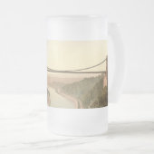 Clifton Suspension Bridge II, Bristol, Engeland Matglas Bierpul (Voorkant rechts)