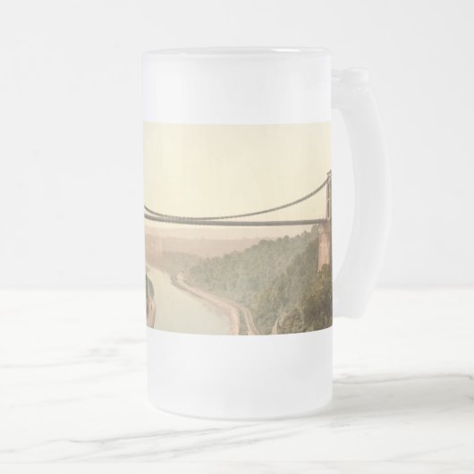 Clifton Suspension Bridge II, Bristol, Engeland Matglas Bierpul (Voorkant rechts)