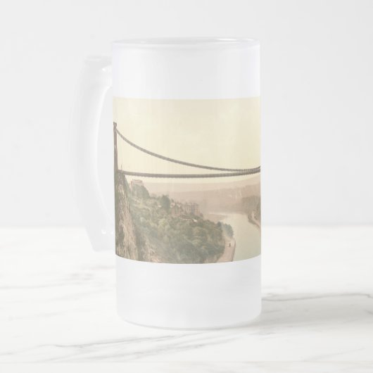 Clifton Suspension Bridge II, Bristol, Engeland Matglas Bierpul (Voorkant links)