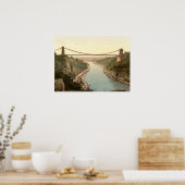 Clifton Suspension Bridge II, Bristol, Engeland Poster (Keuken)