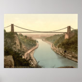 Clifton Suspension Bridge II, Bristol, Engeland Poster (Voorkant)