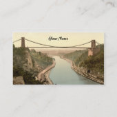 Clifton Suspension Bridge II, Bristol, Engeland Visitekaartje (Achterkant)