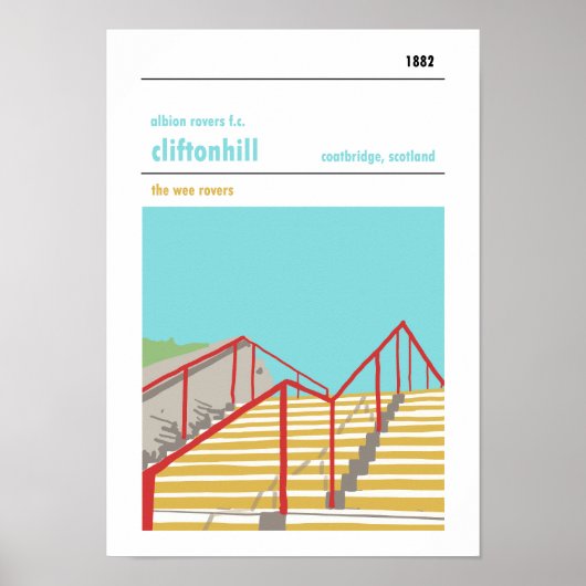 Cliftonhill, Coatbridge. Haynes Manual Style Print (Voorkant)