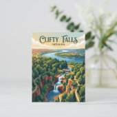 Clifty Falls VS Briefkaart (Staand voorkant)