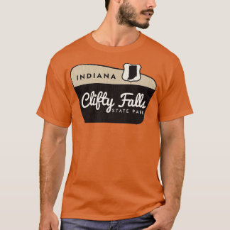 Clifty Herfsten State Park Indiana Welkomstbord T-shirt