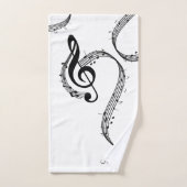 Climactic G Clef Bad Handdoek (Handdoek)