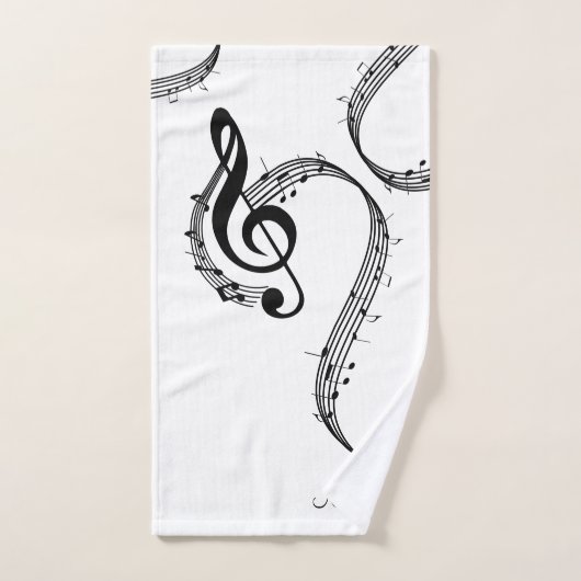 Climactic G Clef Bad Handdoek (Handdoek)