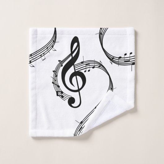 Climactic G Clef Bad Handdoek (Wasdoekje)