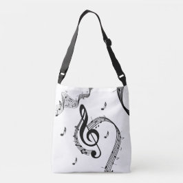 Climactic G Clef Crossbody Tas