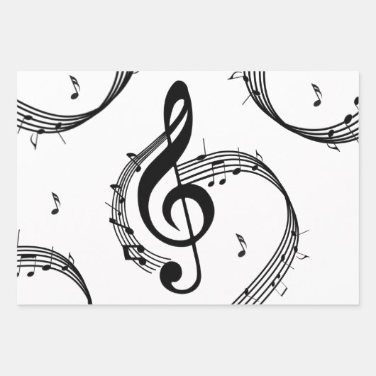 Climactic G Clef Inpakpapier Vel (Voorkant 3)