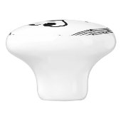 Climactic G Clef Keramische Knop (Zijkant)