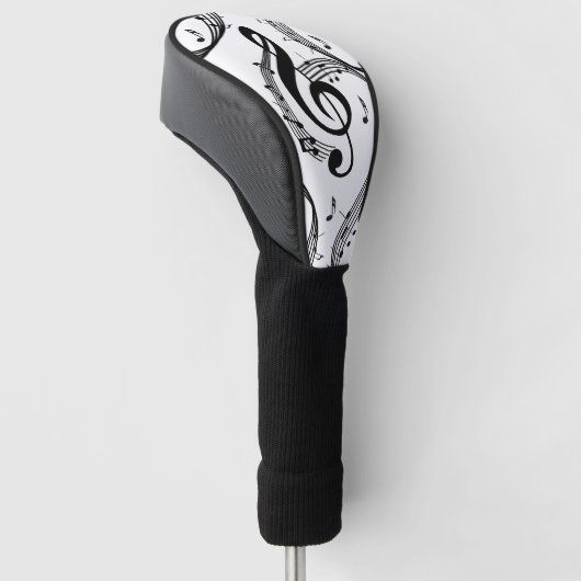 Climactic G Clef Music Golfheadcover (Schuin)