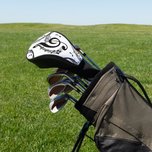 Climactic G Clef Music Golfheadcover (Insitu)