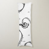 Climactic G Clef Music Lichaamskussen (Voorkant Verticaal)