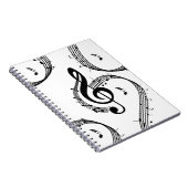 Climactic G Clef Music Notitieboek (Rechterzijde)