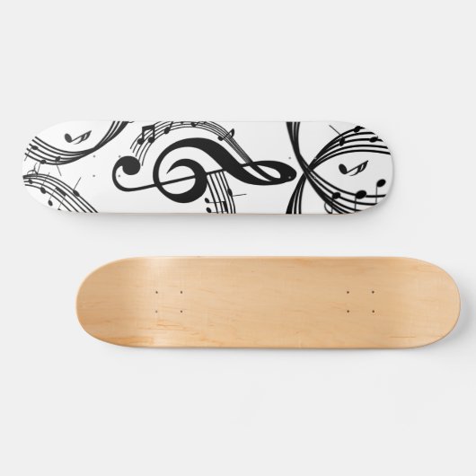 Climactic G Clef Music Persoonlijk Skateboard (Horizontaal)
