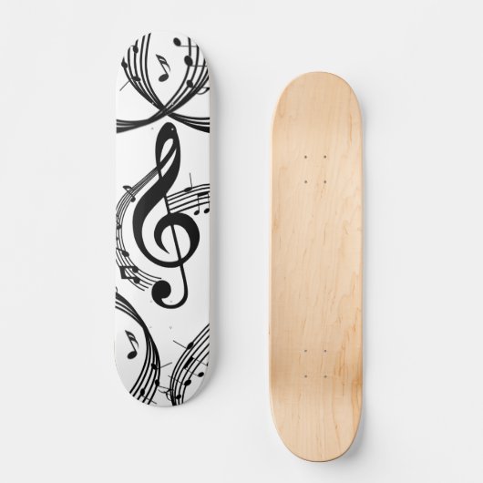 Climactic G Clef Music Persoonlijk Skateboard (Voorkant)