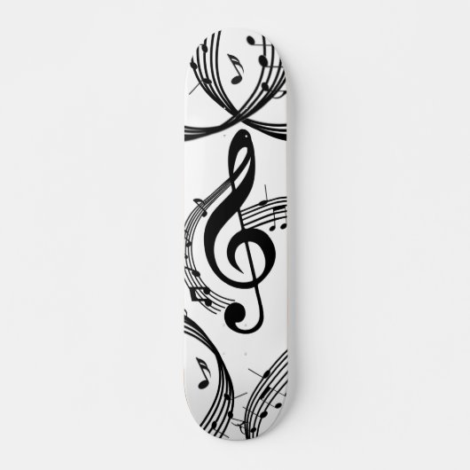 Climactic G Clef Music Persoonlijk Skateboard (Voorkant)