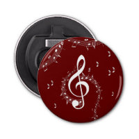 Climactic G Clef Music Red