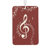 Climactic G Clef Music Red Luchtverfrisser (Achterkant)