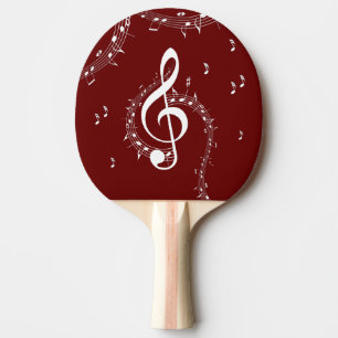 Climactic G Clef Music Red Tafeltennisbatje