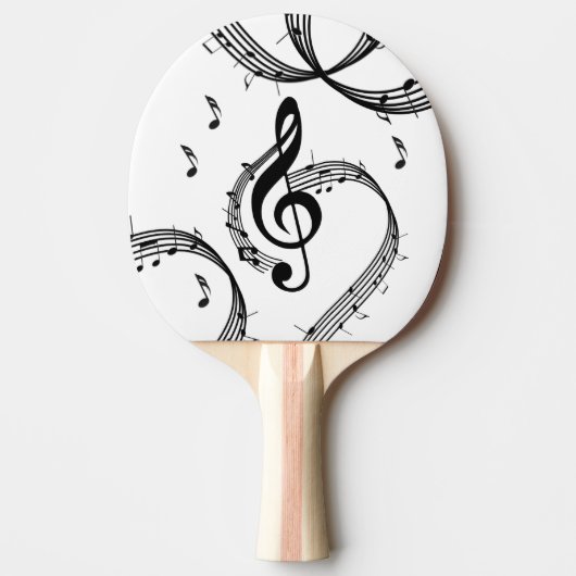 Climactic G Clef Music Tafeltennisbatje (Voorkant)