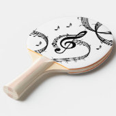 Climactic G Clef Music Tafeltennisbatje (Voorkant Gekanteld)