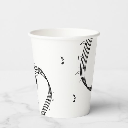 Climactic G Clef Papieren Bekers (Achterkant)