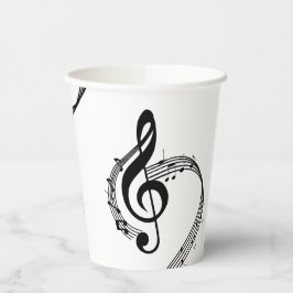 Climactic G Clef Papieren Bekers