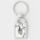 Climactic G Clef Sleutelhanger (Voorkant)