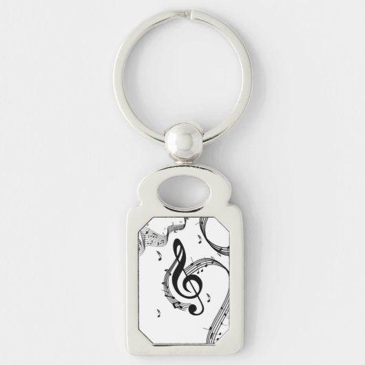 Climactic G Clef Sleutelhanger (Voorkant)