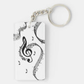 Climactic G Clef Sleutelhanger (achterkant)